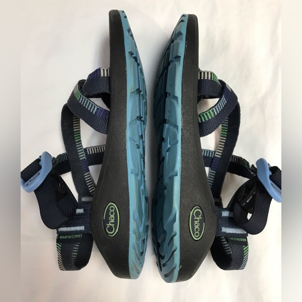 CHACO NAVY BLUE STRAP SANDALS - Picture 6 of 8